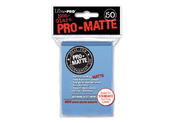 Ultra Pro Sleeves: 50 Pro-Matte Light Blue