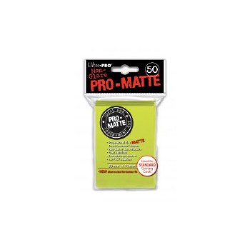 Ultra Pro Sleeves: 50 Pro-Matte Yellow