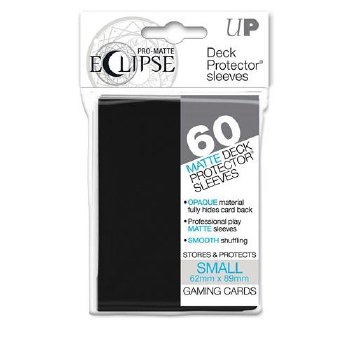 Ultra Pro Sleeves: 60 Small Eclipse Black