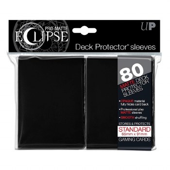 Ultra Pro Sleeves: 80 Eclipse Black