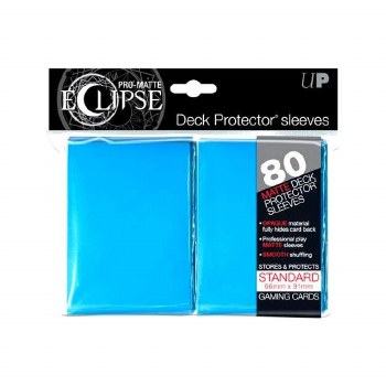 Ultra Pro Sleeves: 80 Eclipse Light Blue