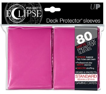 Ultra Pro Sleeves: 80 Eclipse Pink