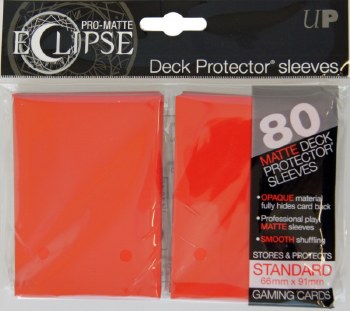 Ultra Pro Sleeves: 80 Eclipse Red