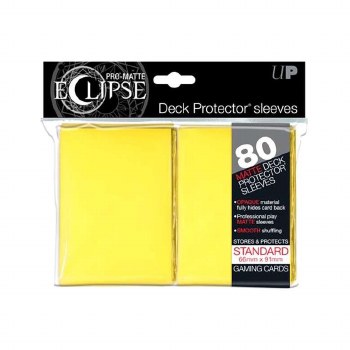 Ultra Pro Sleeves: 80 Eclipse Yellow