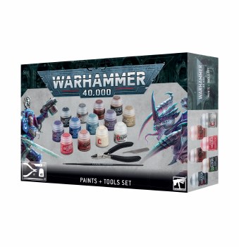 Warhammer 40,000 10th Edition: Paint &amp; Tools Set