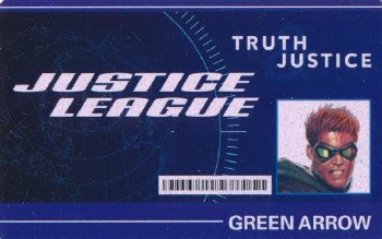 Heroclix World's Finest ID WFID-004 Green Arrow ID Card.