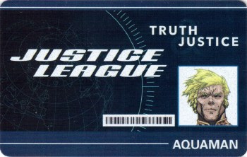 Heroclix World's Finest ID WFID-005 Aquaman ID Card