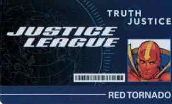 Heroclix World's Finest ID WFID-104 Red Tornado ID Card