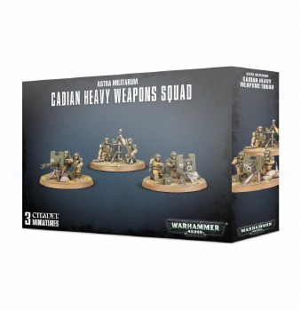 Warhammer 40,000: Astra Militarum Cadian Heavy Weapon Squad