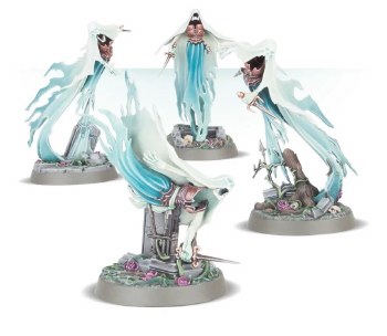 Warhammer Age of Sigmar: Nighthaunt Myrmourn Banshees Easy to Build