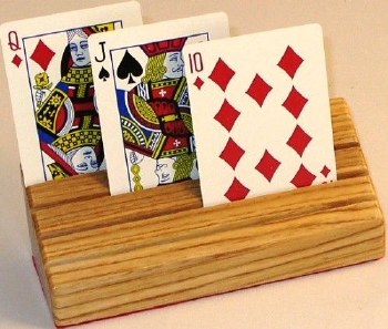 Card Holder: Wooden