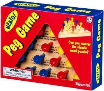 Classic Wooden Peg Game