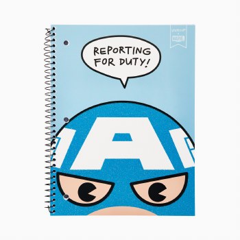 Yoobi Spiral Notebook: Avengers Reporting for Duty
