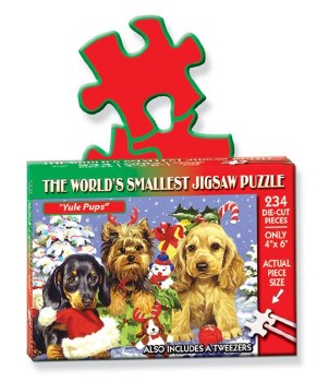 World's Smallest Jigsaw - Yule Pups