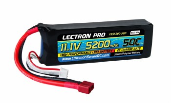 11.1V 5200mAh 50C Lipo Battery with Deans-Type Connector