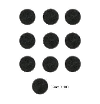 Bases: 32mm Round Bases (100 Pack)