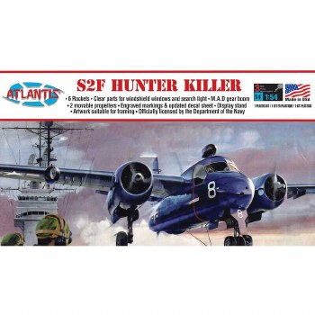1/54 US Navy S2F Tracker Hunter Killer Plastic Model Kit