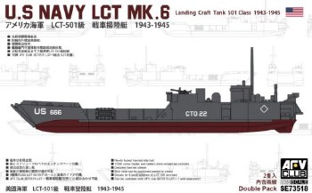 1/350 USN Landing Craft Tank MK.6, 501 Class Plastic Model Kit