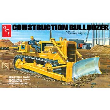 1/25 Construction Bulldozer Plastic Model Kit