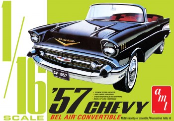 1/16 1957 Chevy Bel Air Convertable Plastic Model Kit