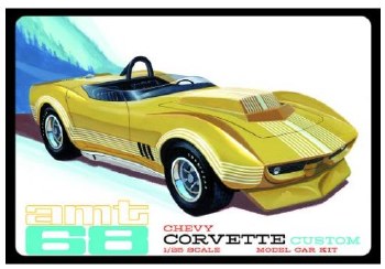 1/25 1968 Chevy Corvette Custom Plastic Model Kit