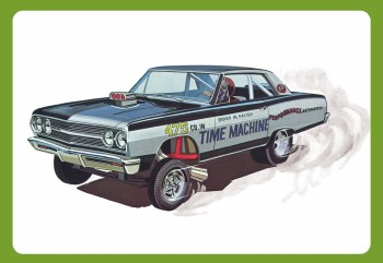 1/25 65 Chevy Chevelle AWB &quot;Time Machine&quot; Model Kit