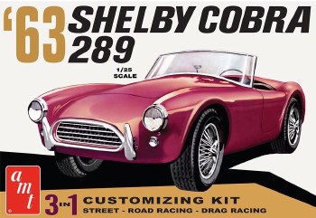 1/25 1963 Shelby Cobra 289 Plastic Model Kit