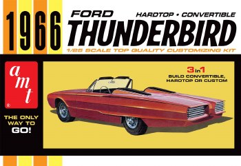 1/25 1966 Ford Thunderbird Convertible Plastic Model Kit