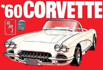 1/25 1960 Chevrolet Corvette  Plastic Model Kit
