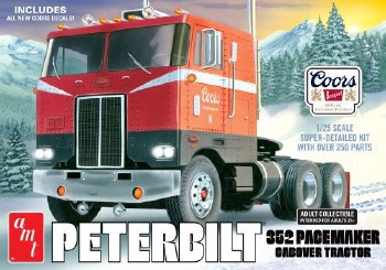 1/25  Peterbuilt 352 Pacemaker Cabover Tractor Model Kit