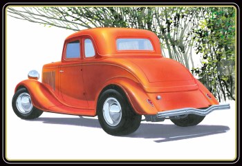 1/25 1934 Ford 5 Window Coupe Street Rod Model