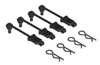 Body Clip Retainer - Black