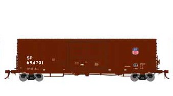 RTR 50' PC&amp;F SS Box UP/SP HO Scale Boxcar #694701