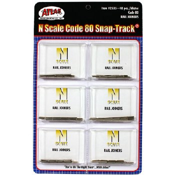 Code 80 Rail Joiners N Scale