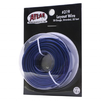 Layout Wire 20 gauge - 50 feet Blue