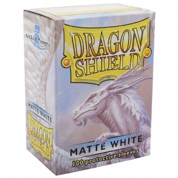 Dragon Shield - Matte White Sleeves(100)