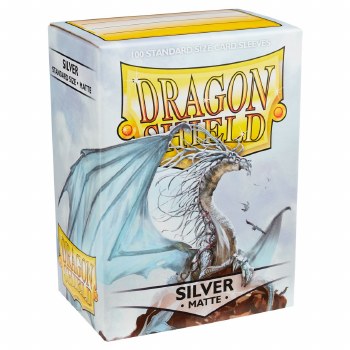 Dragon Shield - Matte Silver Sleeves (100)