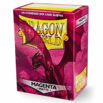Dragon Shield - Matte Magenta Sleeves (100)