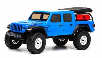 1/24 SCX24 Jeep JT Gladiator 4 WD Rock Crawler Brushed RTR - Blue