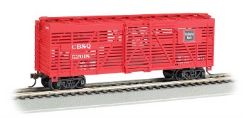 CB &amp; Q - 40' Stock Car #52018 - HO Scale