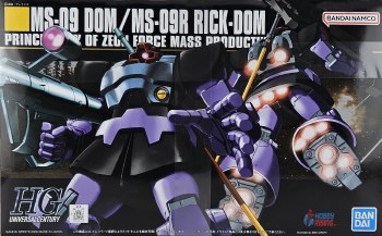 1/144 HG #59 MS-09 Dom / MS-09R Rick-Dom Gundam Model Kit