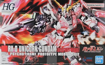 1/144 HG #100 RX-0 Unicorn Gundam [Destroy Mode] Model Kit