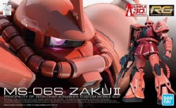 RG #2 MS-06S Char's Zaku II Gundam Model Kit