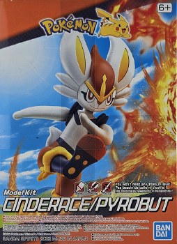 Pokemon: Cinderace &amp; Pyrobut Plastic Model Kit