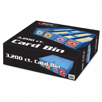 Collectible Card Bin Blue 3200