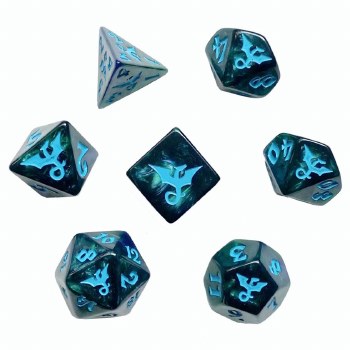7-set Swirl Dragon Sea