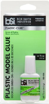 Plastic Model Glue wih Brush - 1/2 oz.