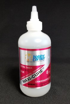 Maxi-Cure Extra Thick Super Glue - 8 oz.