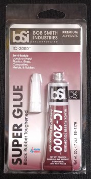 IC-2000 Rubber- Toughened Super Glue Tube - 1/2 oz.