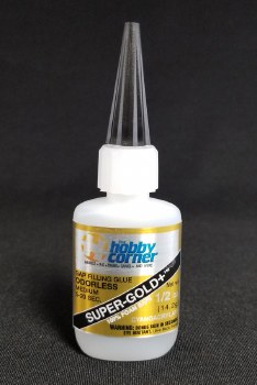 Super-Gold+ Foam Safe Gap Filling Super Glue - 1/2 oz.